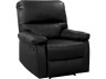Relaxfauteuil relaxstoel verstelbaar "Lincoln" - 90 x 89 x 103 cm - Zwart