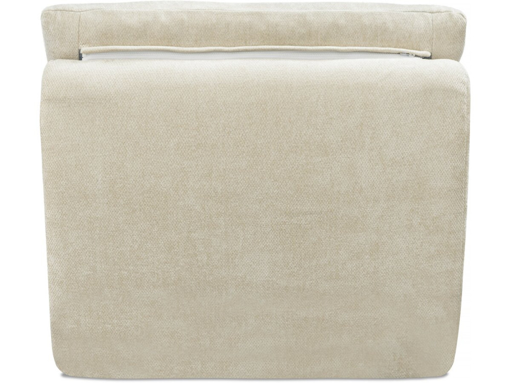 Chaise longue van structuurstof "Candela" - 81 x 96 x 75 cm - Beige