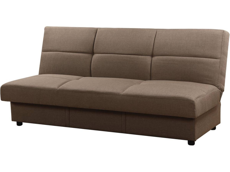 Bank slaapbank bankstel "Enzo" - 185 x 84 x 85 cm - 3 zits - Taupe - grijs bruin