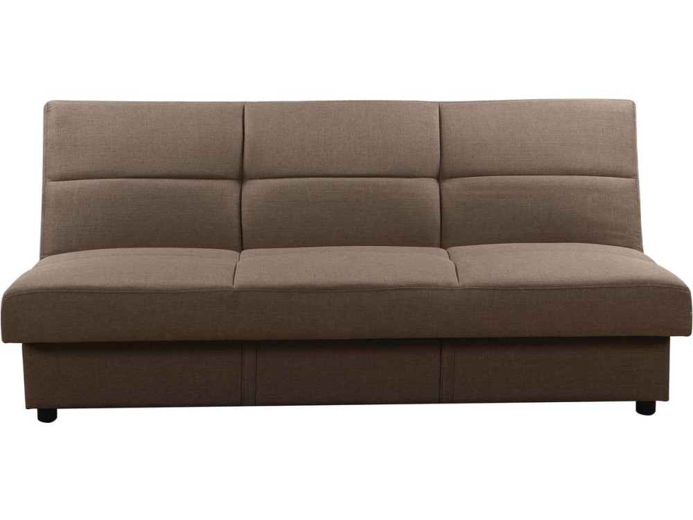 Bank slaapbank bankstel "Enzo" - 185 x 84 x 85 cm - 3 zits - Taupe - grijs bruin