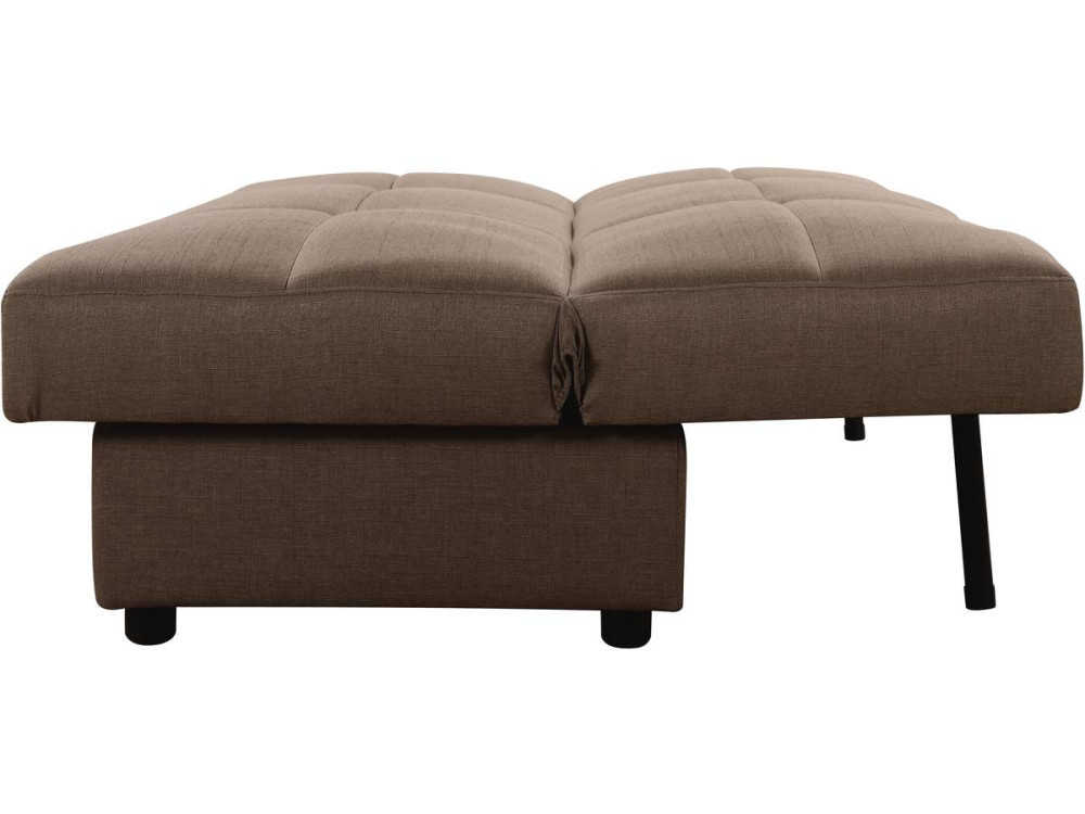 Bank slaapbank bankstel "Enzo" - 185 x 84 x 85 cm - 3 zits - Taupe - grijs bruin