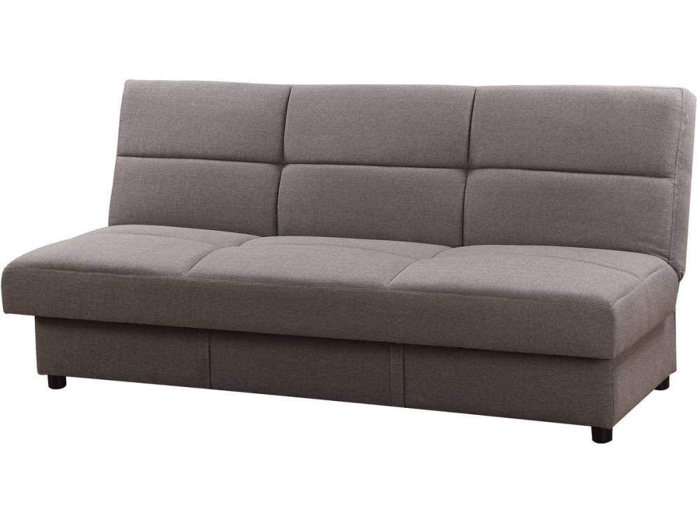 Bank slaapbank bankstel "Enzo" - 185 x 84 x 85 cm - 3 zits - Grijs