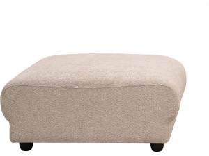 Ottoman hocker poef voor bank slaapbank "Saint Germain" - Beige - lichtbruin