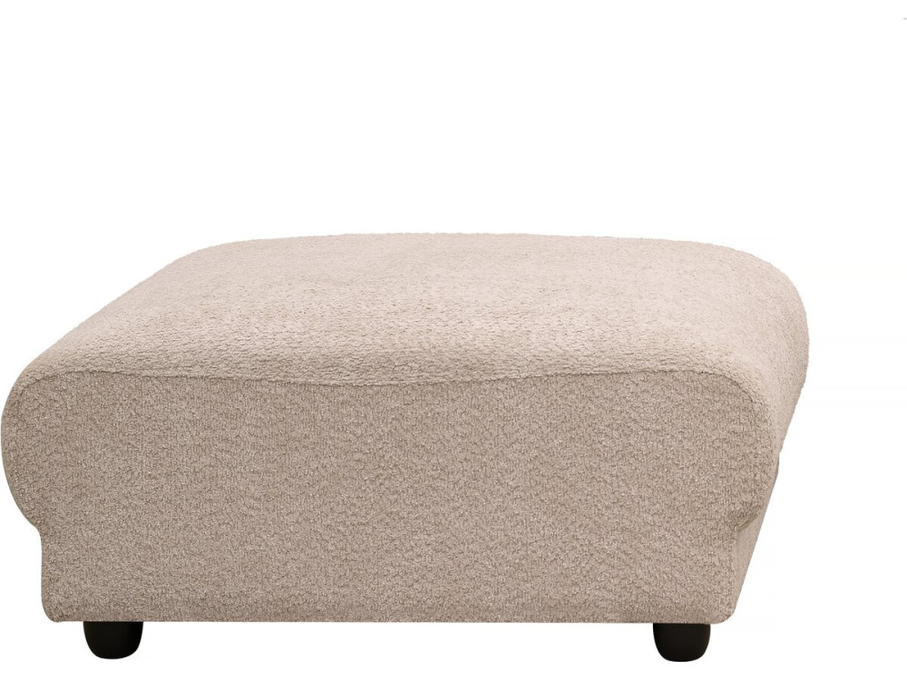 Ottoman hocker poef voor bank slaapbank "Saint Germain" - Beige - lichtbruin