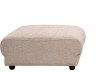 Ottoman hocker poef voor bank slaapbank "Saint Germain" - Beige - lichtbruin
