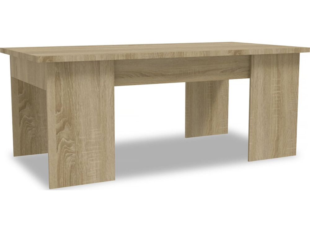 Salontafel "Diana" - 102 x 50 x 43 cm - Eiken