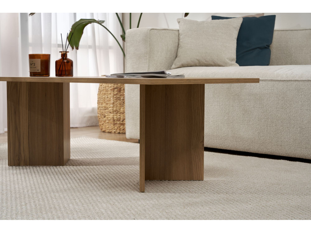 Houten salontafel "Sabin" - 60 x 119 x 40 cm - Eiken