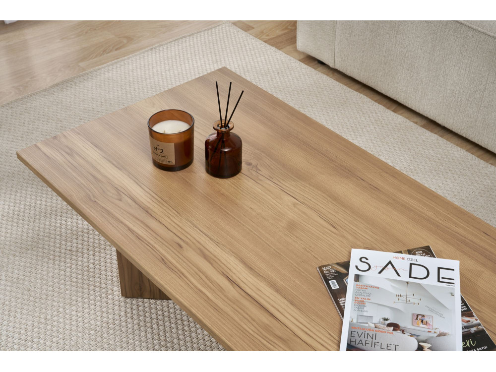 Houten salontafel "Sabin" - 60 x 119 x 40 cm - Eiken