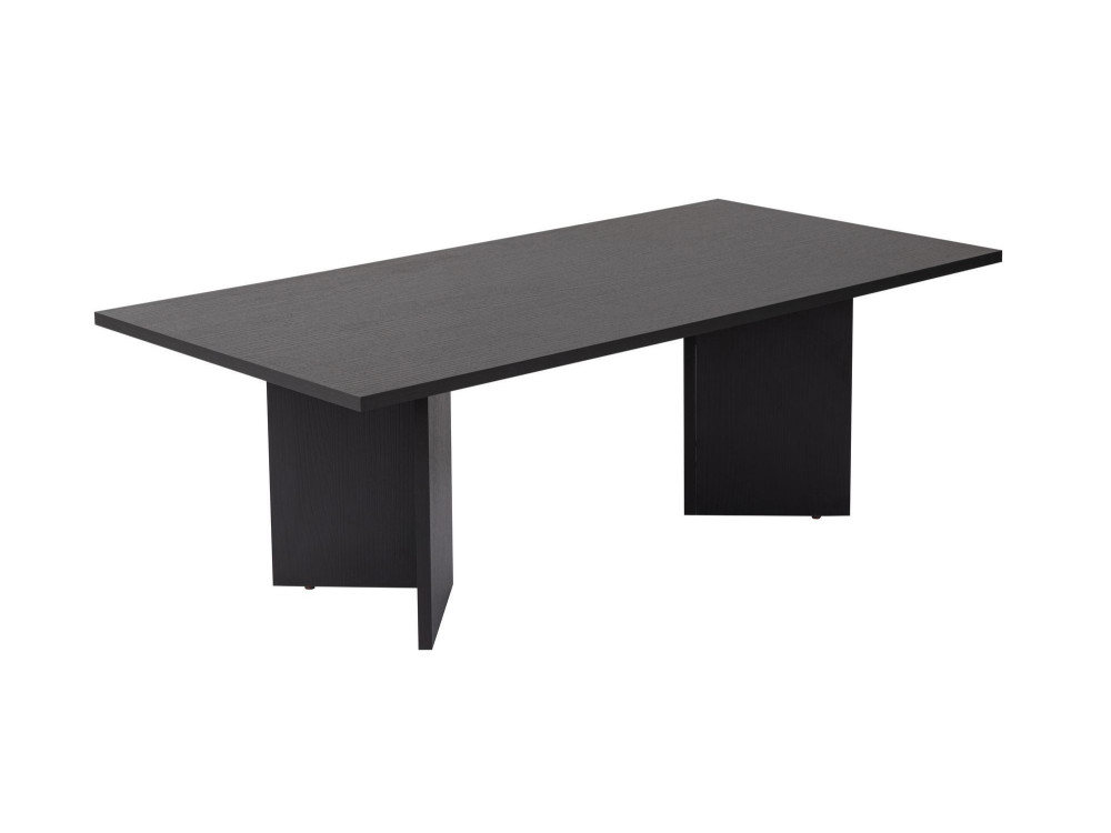Houten salontafel "Sabin" - 60 x 119 x 40 cm - Zwart hout