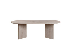 Houten salontafel "Sand" - 60 x 119 x 40 cm - Travertijn