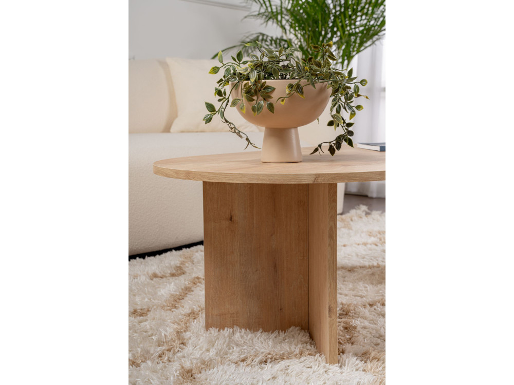 Houten salontafel "Sand" - 60 x 119 x 40 cm - Saffier Eiken