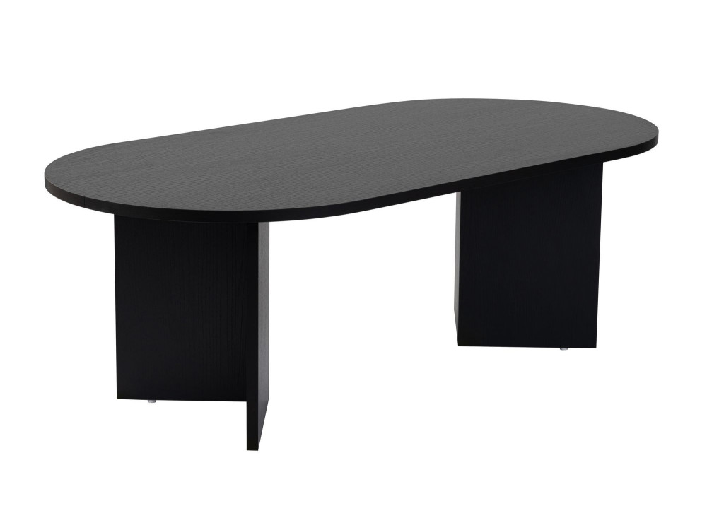 Houten salontafel "Sand" - 60 x 119 x 40 cm - Zwart hout