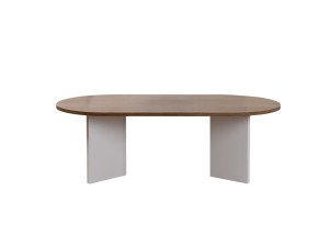 Houten salontafel "Sand" - 60 x 119 x 40 cm - Witte walnoot