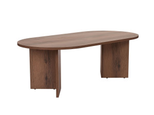 Houten salontafel "Sand" - 60 x 119 x 40 cm - Walnoot