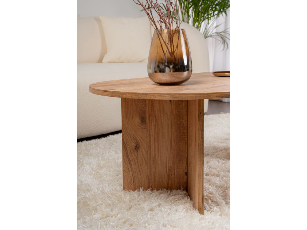 Houten salontafel "Sand" - 60 x 119 x 40 cm - Atlantische den