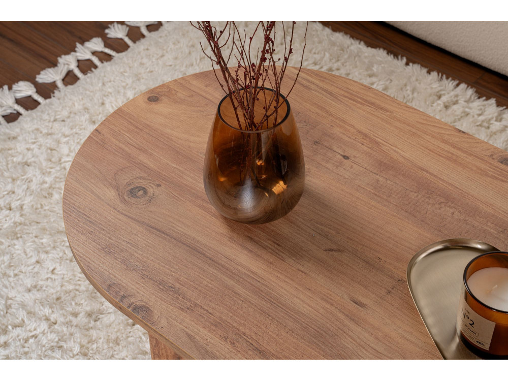 Houten salontafel "Sand" - 60 x 119 x 40 cm - Atlantische den