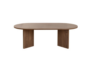 Houten salontafel "Sand" - 60 x 119 x 40 cm - Walnoot