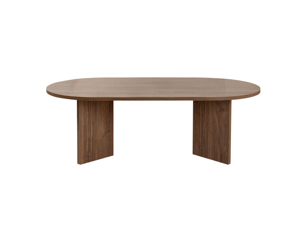 Houten salontafel "Sand" - 60 x 119 x 40 cm - Walnoot