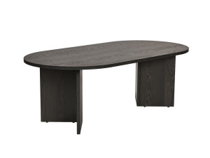 Houten salontafel "Sand" - 60 x 119 x 40 cm - Zwart licht