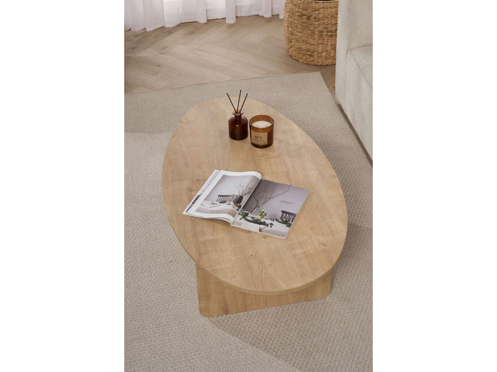 Houten salontafel "Orba" - 120 x 65 x 40 cm - Eik