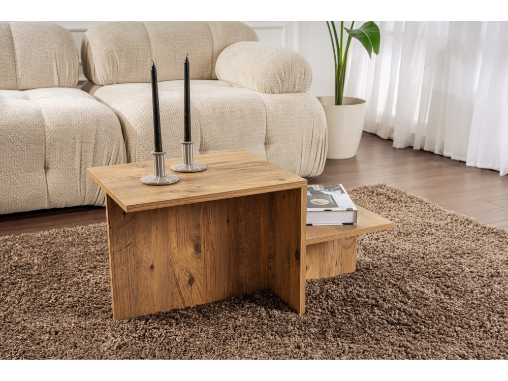 Houten salontafel "Harmony" 80 x 40 x 40 cm - Atlantic Pine