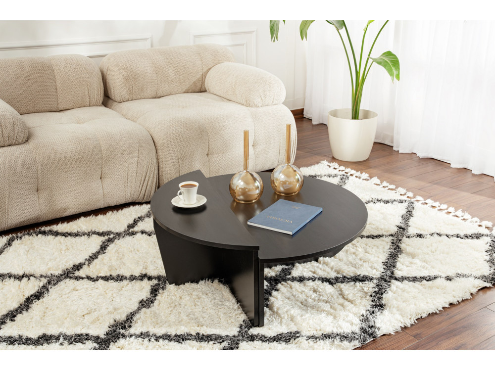 Houten salontafel "Orion" - 90 x 60 x 30 cm - BoisNoir