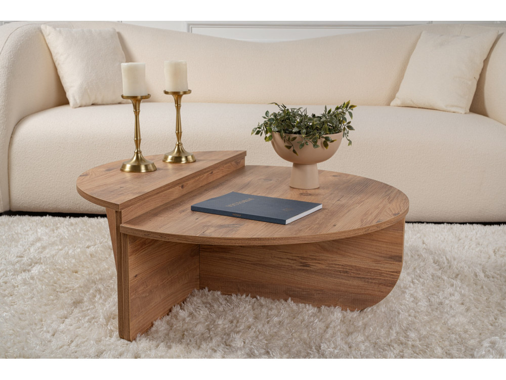 Houten salontafel "Orion" - 90 x 60 x 30 cm - Atlantic Pine