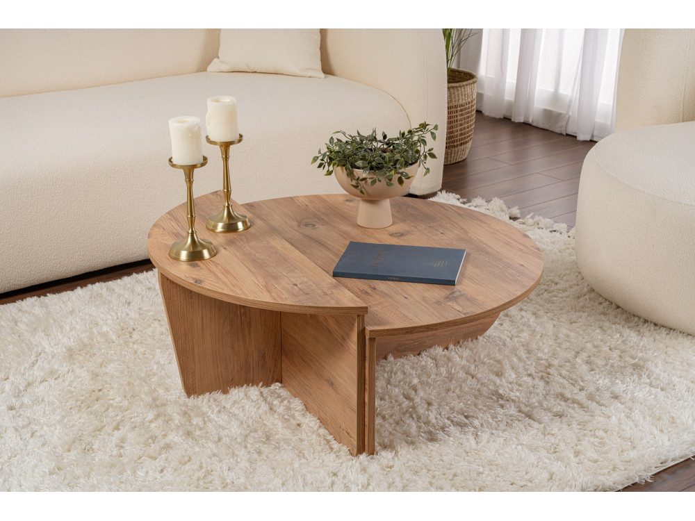 Houten salontafel "Orion" - 90 x 60 x 30 cm - Atlantic Pine
