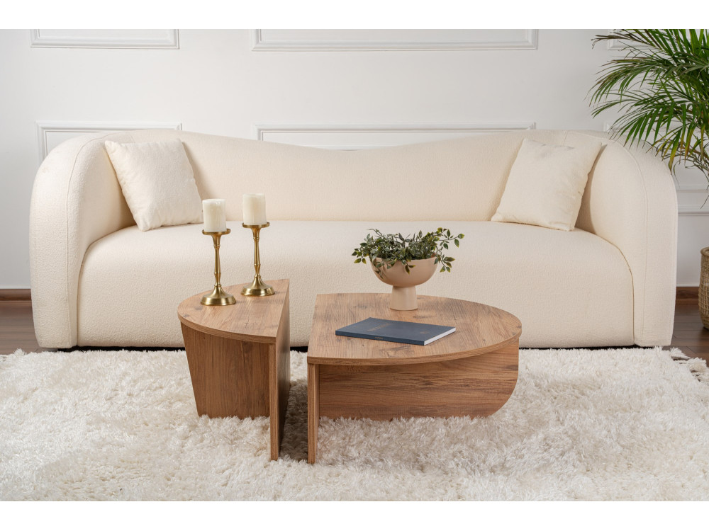 Houten salontafel "Orion" - 90 x 60 x 30 cm - Atlantic Pine