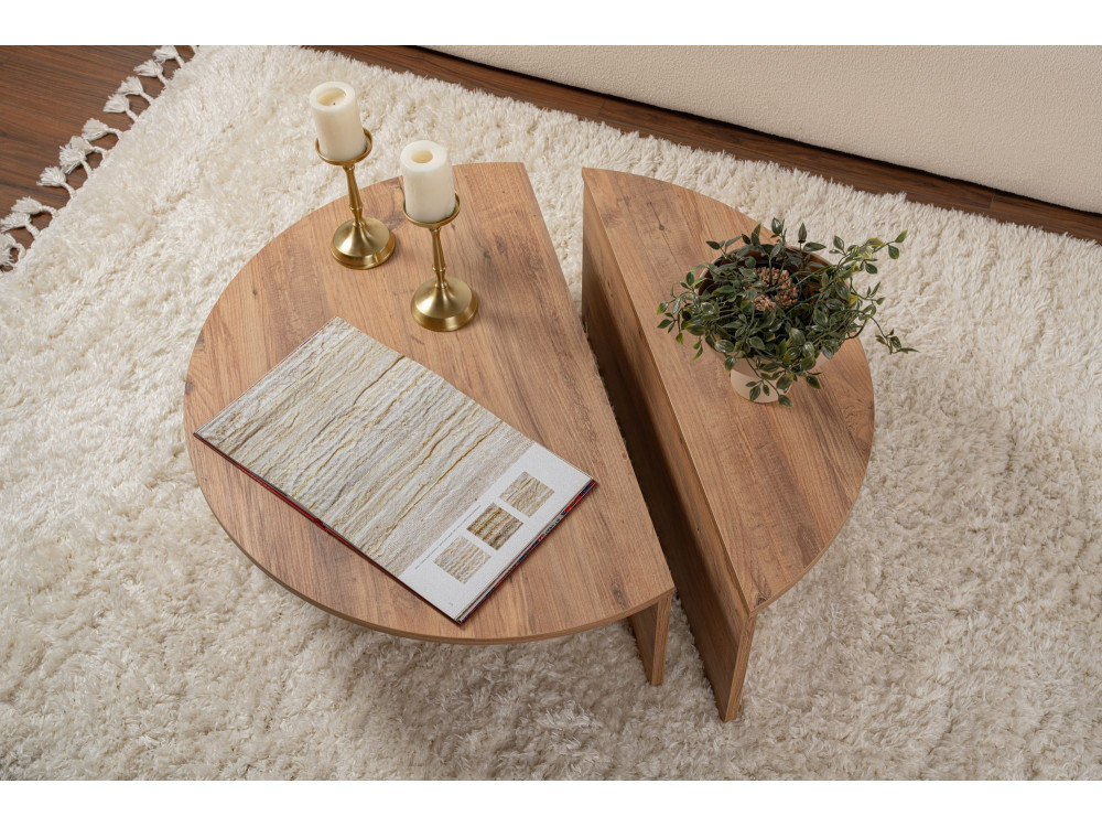 Houten salontafel "Orion" - 90 x 60 x 30 cm - Atlantic Pine