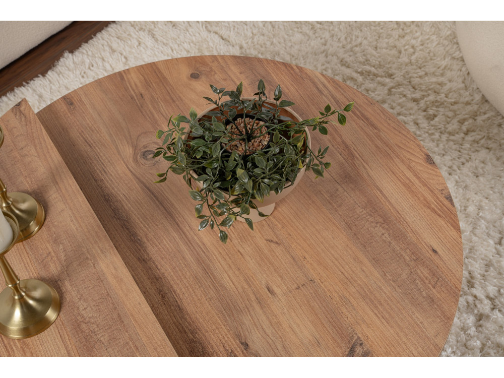 Houten salontafel "Orion" - 90 x 60 x 30 cm - Atlantic Pine