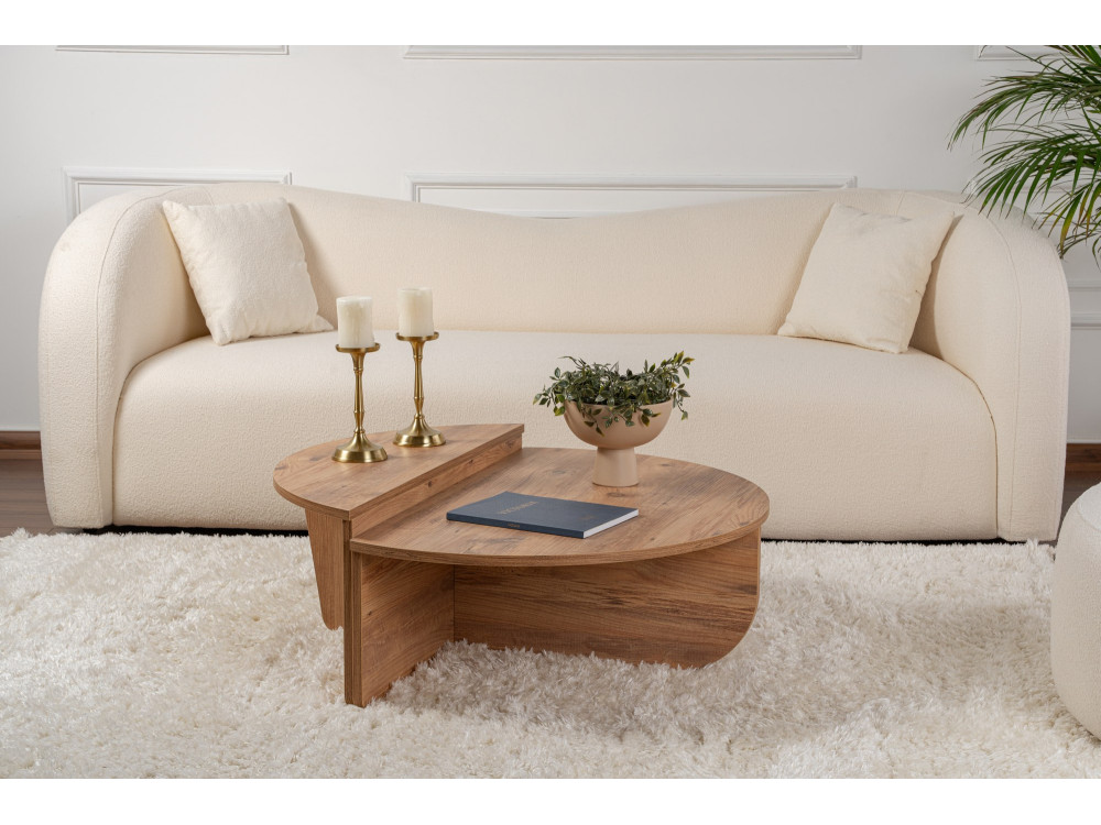 Houten salontafel "Orion" - 90 x 60 x 30 cm - Atlantic Pine