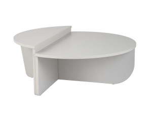 Houten salontafel "Orion" - 90 x 60 x 30 cm - Wit