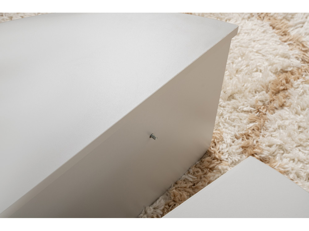 Houten salontafel "Orion" 90 x 60 x 30 cm - Grijs