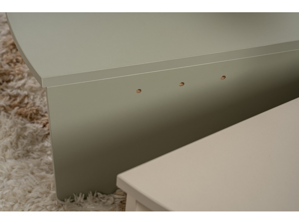 Houten salontafel "Orion" 90 x 60 x 30 cm - Essengroen