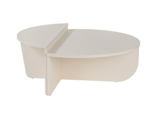 Houten salontafel "Orion" 90 x 60 x 30 cm - Hout wit