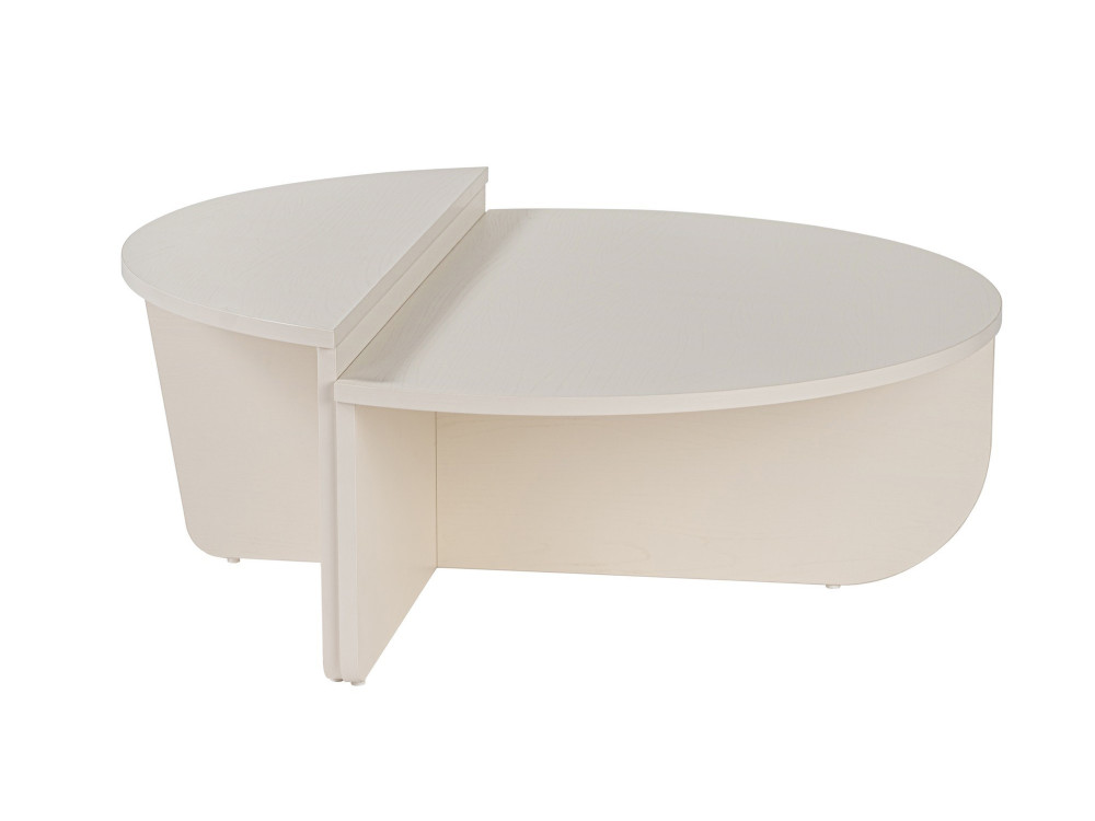 Houten salontafel "Orion" 90 x 60 x 30 cm - Hout wit