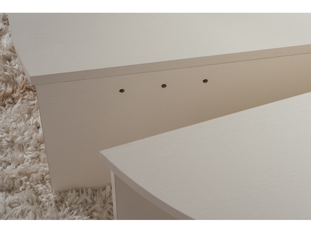 Houten salontafel "Orion" 90 x 60 x 30 cm - Hout wit