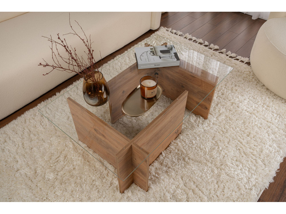 Houten salontafel "Vetrino" - 105 x 65 x 40 cm - Atlantic Pine