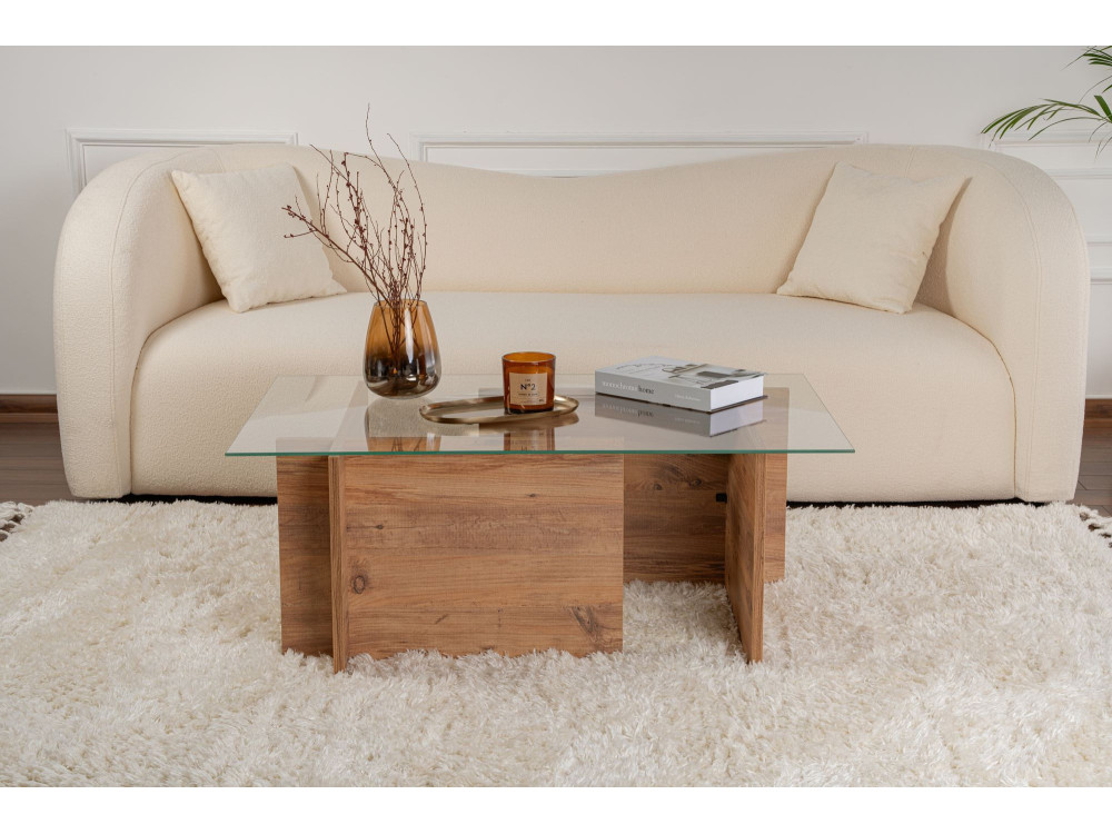 Houten salontafel "Vetrino" - 105 x 65 x 40 cm - Atlantic Pine