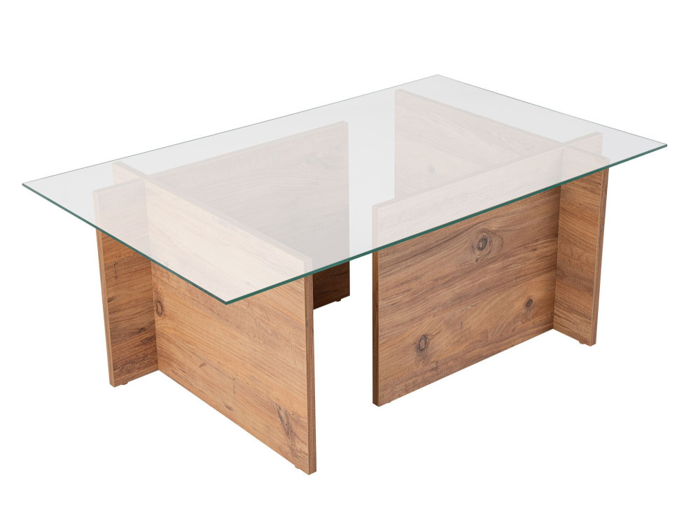 Houten salontafel "Vetrino" - 105 x 65 x 40 cm - Atlantic Pine