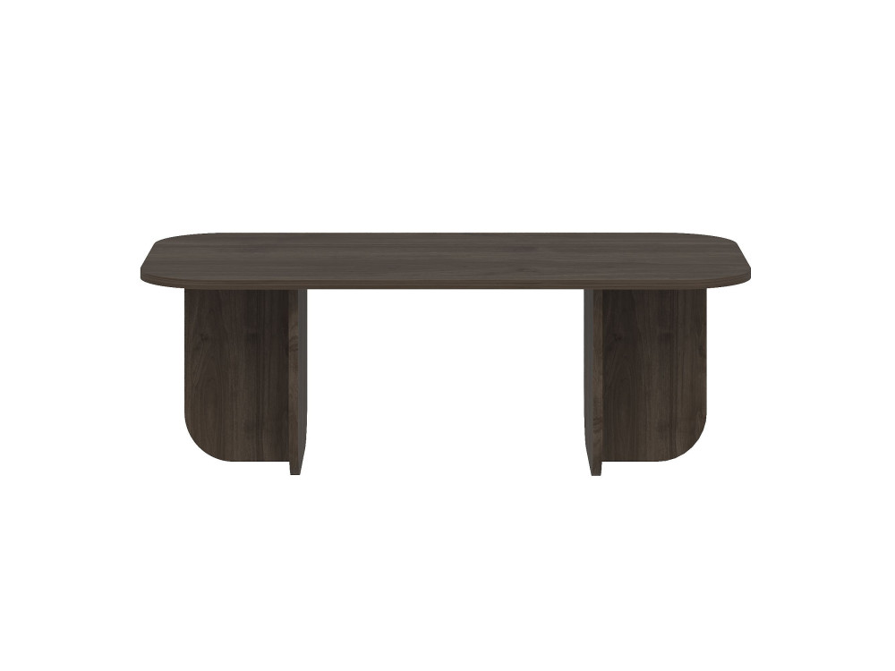 Houten salontafel "Becaj" - 120 x 60 x 41 cm - Notelaar
