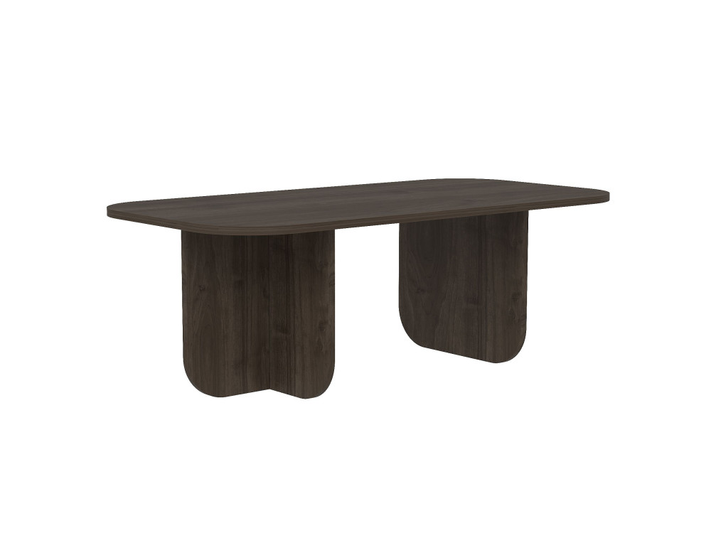 Houten salontafel "Becaj" - 120 x 60 x 41 cm - Notelaar