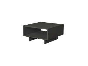 Houten salontafel "Hola" - 60 x 60 x 32 cm - Antracietgrijs