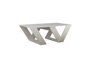 Houten salontafel "Pipra" - 110 x 60 x 40 cm - Wit