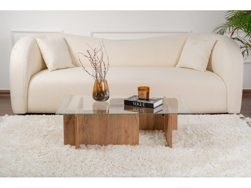Houten salontafel "Flavio" - 105 x 65 x 30 cm - Atlantic Pine