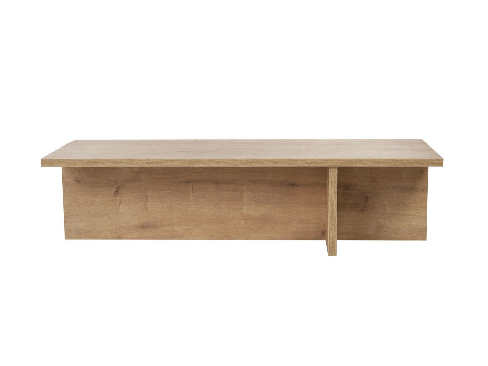 Harbor" houten salontafel - 120 x 45 x 30 cm - Saffier Eik