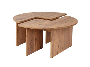 Houten salontafel "Moira" 90 x 90 x 41 cm - Atlantic Pine