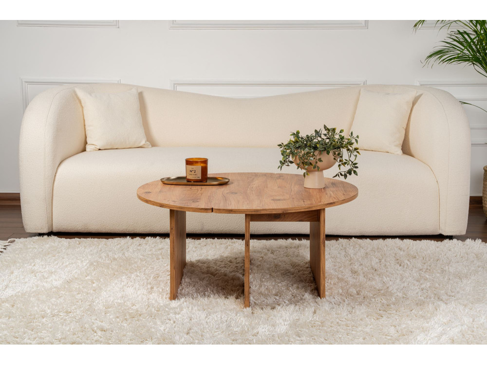 Houten salontafel "Moira" 90 x 90 x 41 cm - Atlantic Pine