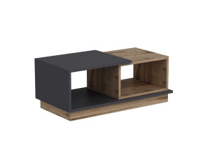 Houten salontafel "Consept" - 90 x 45 x 36 cm - Antracietgrijs
